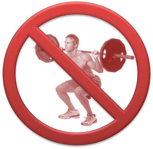 Squat Injuries - Squat Injury (493x481), Png Download