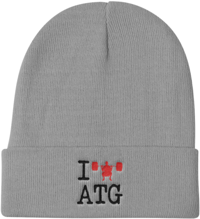 "i Squat Atg" Knit Beanie - Beanie (500x500), Png Download