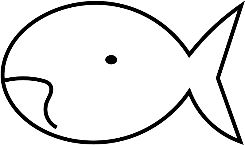 Goldfish Black White Line Art Coloring Book Colouring - Cartoon (999x706), Png Download
