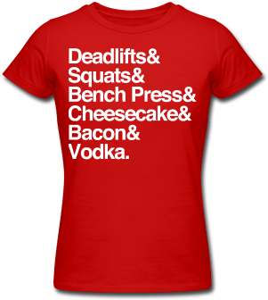Women S Deadlifts Squats Bench - Deadlifts Squats Bench Press Bacon Tee Shirt (378x378), Png Download