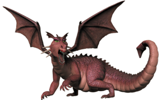 Dragon Form2 - Dragon From Shrek Png (666x435), Png Download