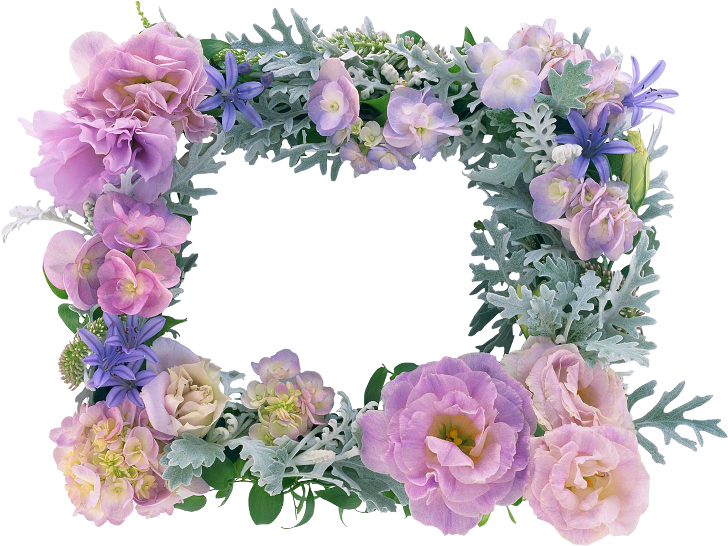 Gallery Of Marcos Para Fotos Con Flores With Marcos - Marco De Flors Png (1500x1400), Png Download