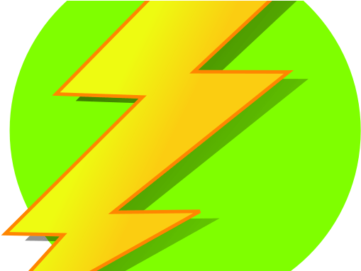 New Lightning Bolt Clipart Black And White Hd Images - O Simbolo Do Bolt (570x381), Png Download