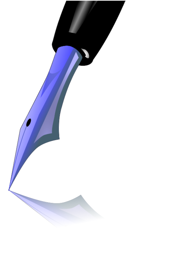 Vector Clip Art - Pen (600x849), Png Download