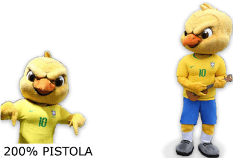 Free Png Canarinho Pistola Png Images Transparent - Canarinho Pistola 2018 Png (480x480), Png Download