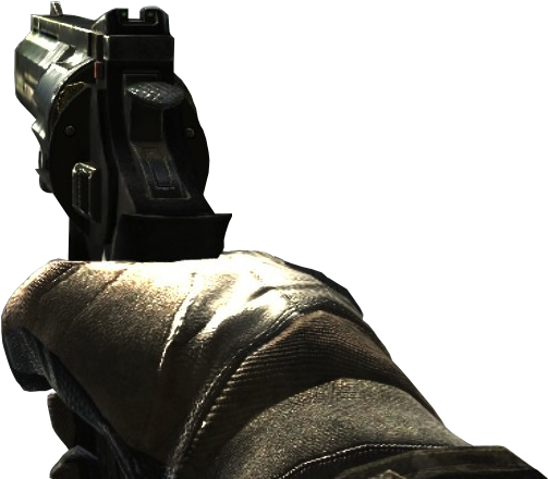 Mp412 Mw3 - Pistola En Primera Persona Png (509x462), Png Download