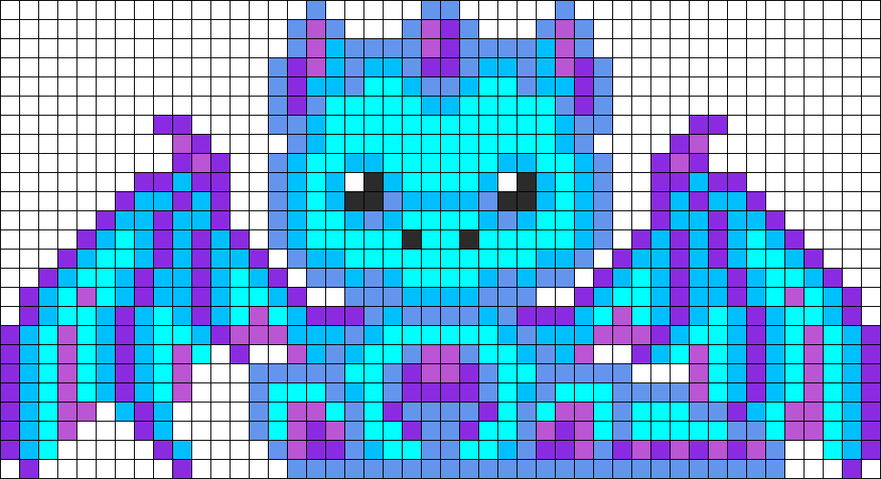 Cute Dragon Perler Bead Pattern / Bead Sprite (967x526), Png Download