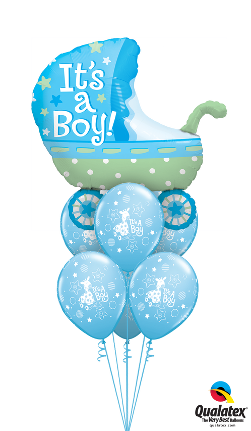 Bring This Bouquet Of Joy To Parents Of A New Baby - Its A Girl Balloons (498x853), Png Download