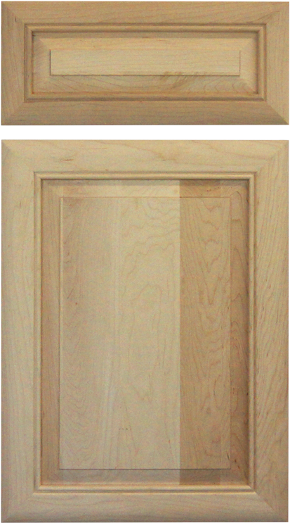 Edinburgh Raised Cherry Raw Wood Door - Door (503x800), Png Download