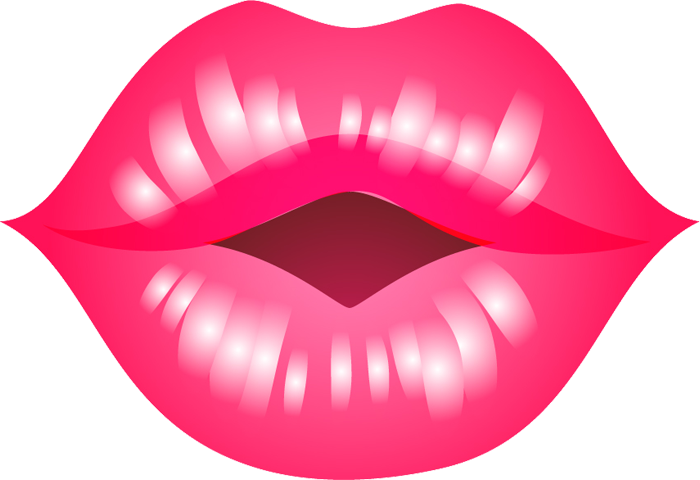Besos De Colores Png - Mouth Clip Art Lips (700x480), Png Download
