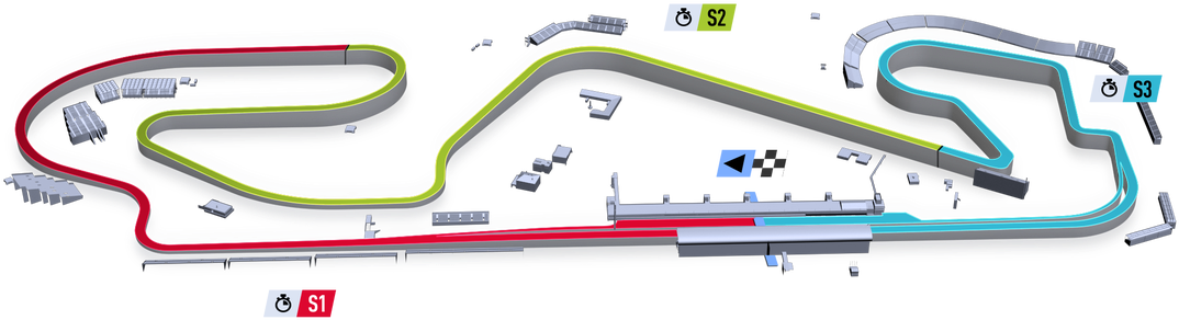 Besos-gp Orig - Catalunya Project Cars 2 (1100x550), Png Download