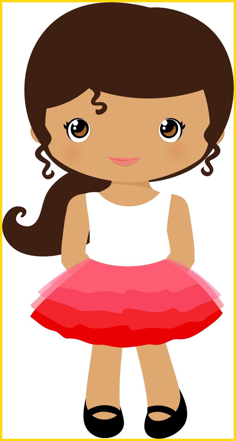 Appealing Ii Zgyhmwezro Png Minus And Clip Art Pic - Girls Clipart (908x1693), Png Download