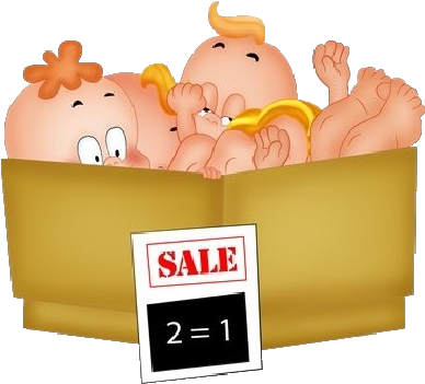 Funny Cartoon Baby Girl And Boy Images - Boy (400x400), Png Download