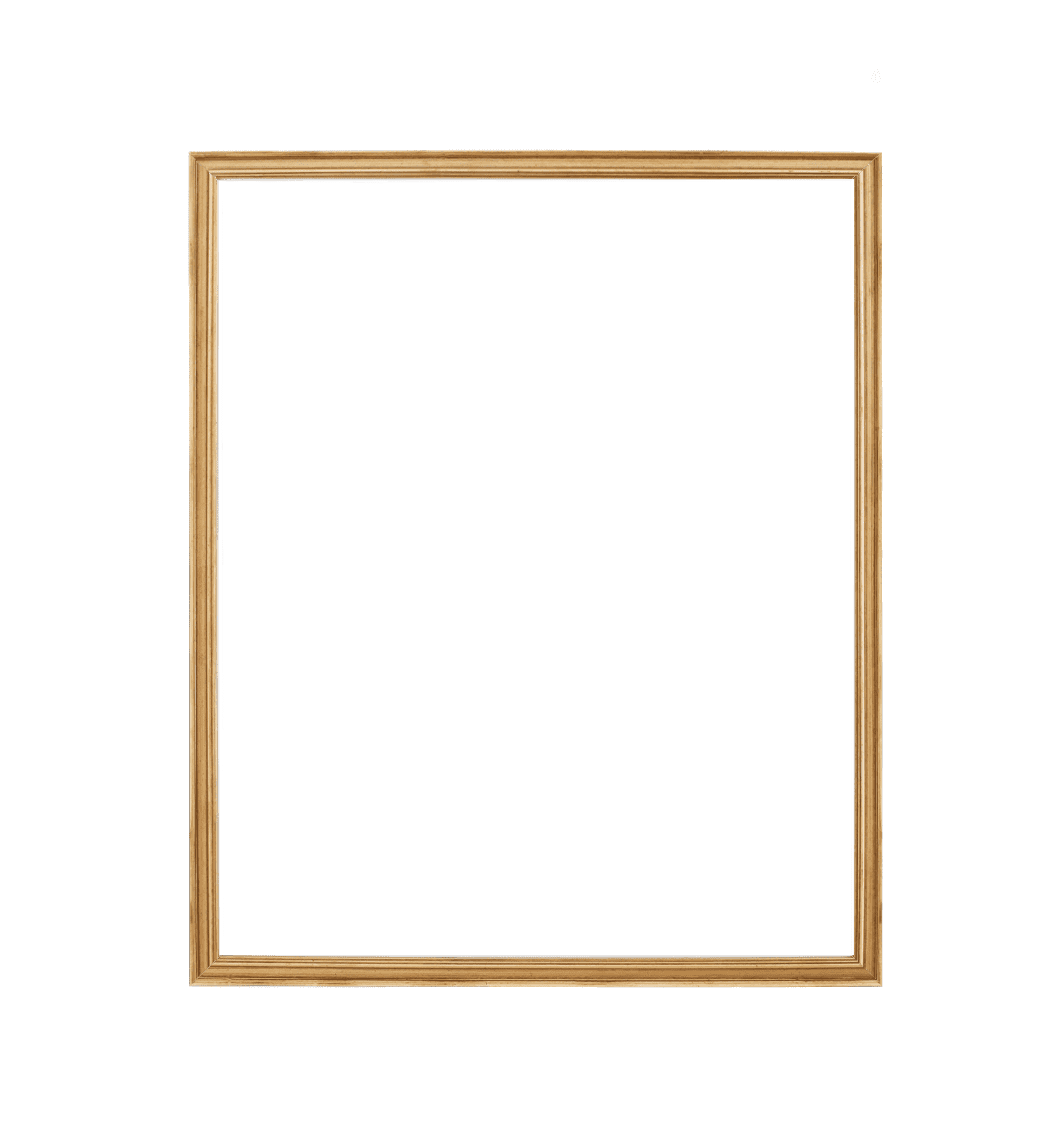 Antique Gold Wood Certificate Frame - Gold (1170x1248), Png Download