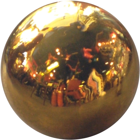 Gazing Ball 30cm Gold - Mexico (900x900), Png Download