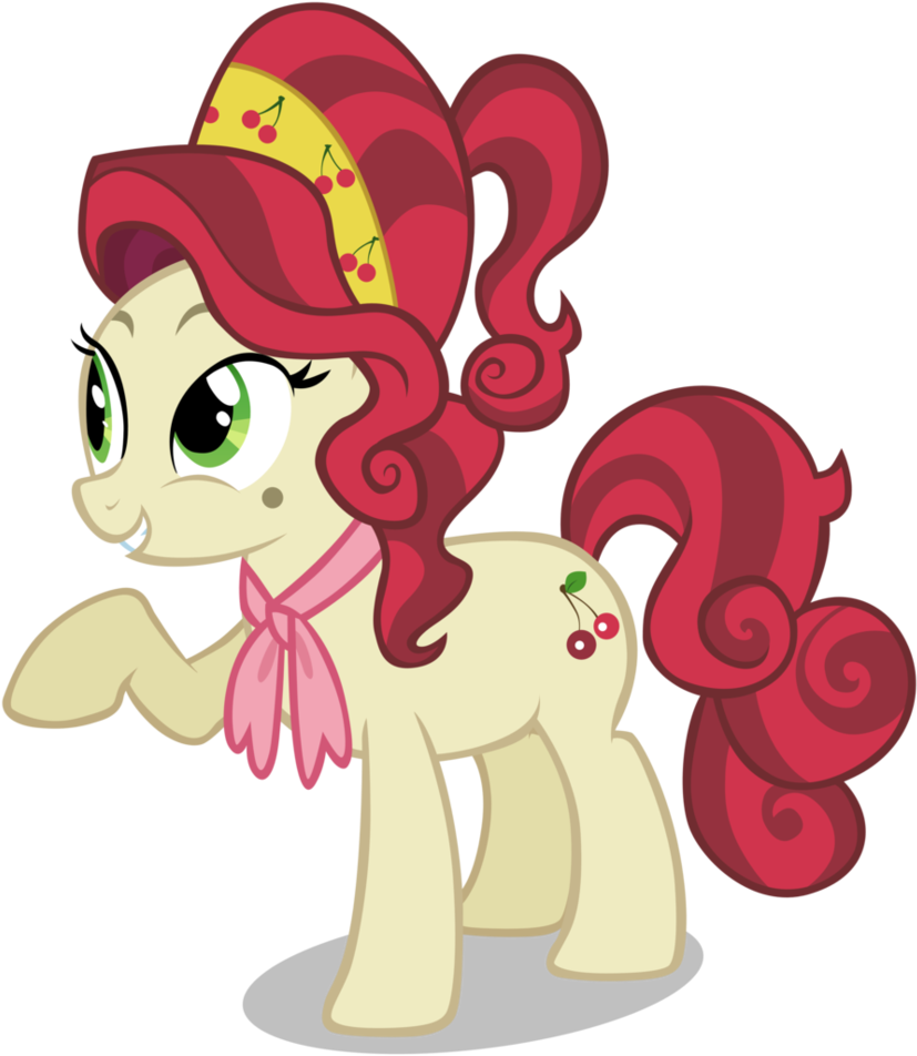 Cherry Jubilee Vector - My Little Pony Cherry Jubilee (835x957), Png Download