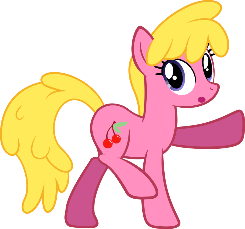 Likonan, Background Pony, Cherry Berry, Confused, Safe, - My Little Pony Cherry Berry (1024x958), Png Download