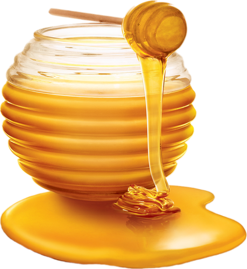 Pot De Miel Dessin (505x550), Png Download