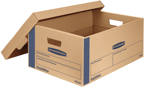 5lift-off Lid - Bankers Box 0066001 Smoothmove Prime Lift-off Lid Large (500x500), Png Download