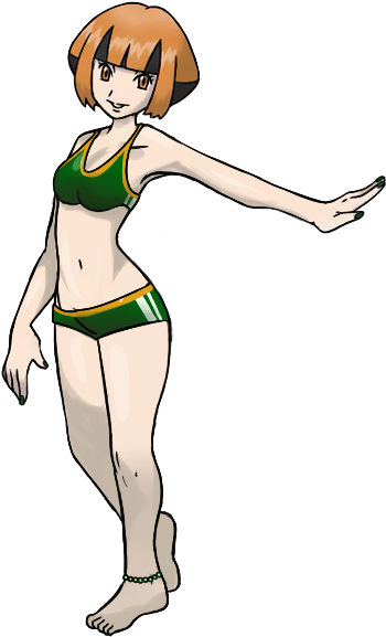 Gardenia A Little Cleaner , - Gardenia Pokemon (385x633), Png Download