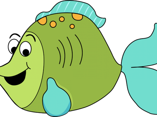 Cute Fish Cartoon Images - Clipart Fish Cartoon (640x480), Png Download
