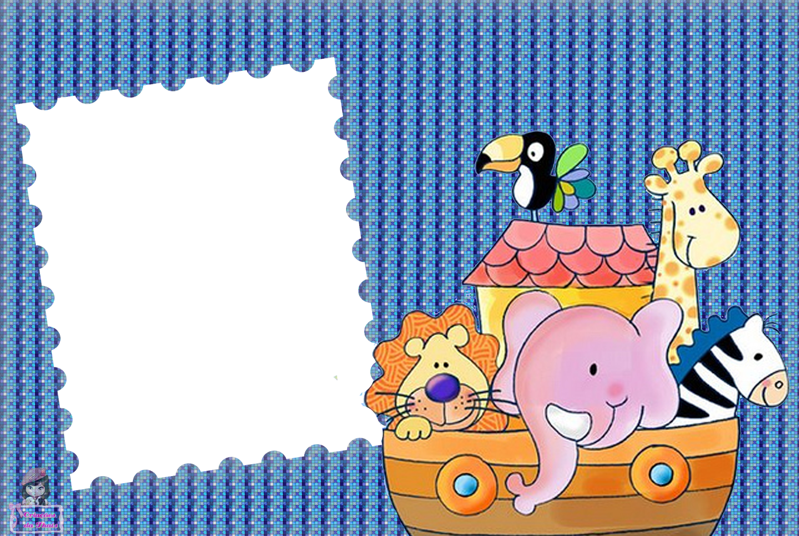 Molduras Para Fotos Em Png Arca De Noé - Dibujos Animados Del Arca De Noè (1600x1074), Png Download