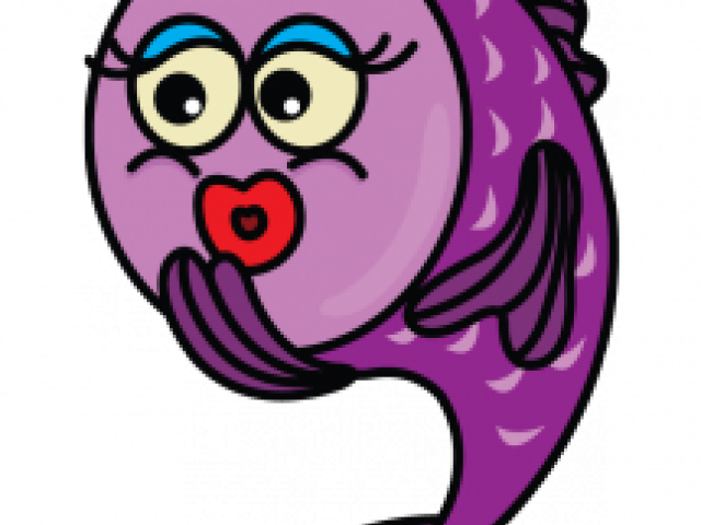 How To Draw A Cute Fish - Oval (640x480), Png Download