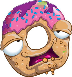 Dodgey Donut - Grossery Gang Gooey Chewie 2 (1600x412), Png Download