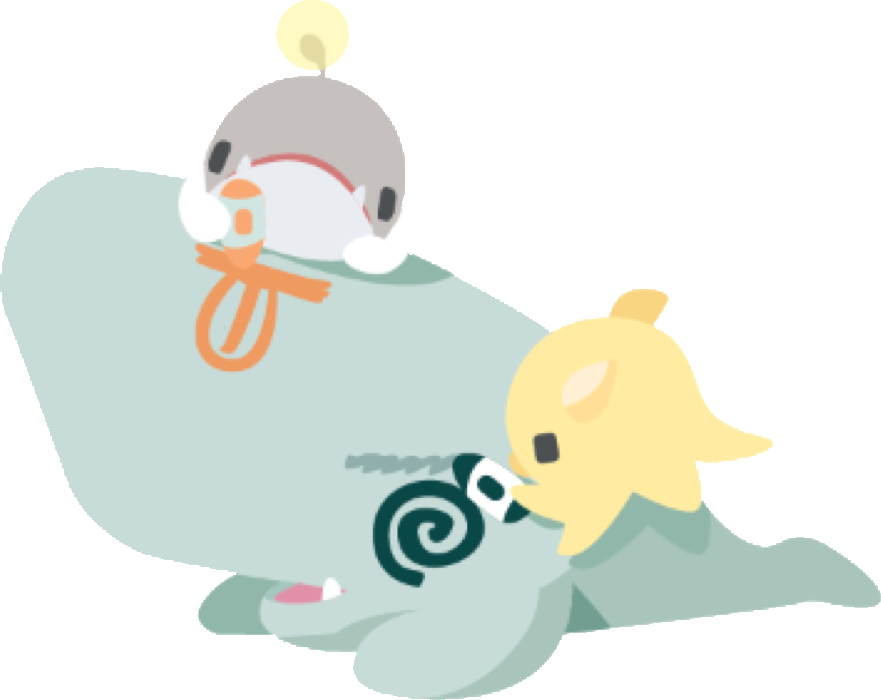 Cute Fish Cuteanimal Cutefish Whale Freetoedit - Cartoon (881x700), Png Download