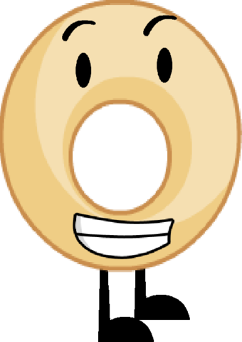 Donut Pose - Bfdi Donut (340x479), Png Download