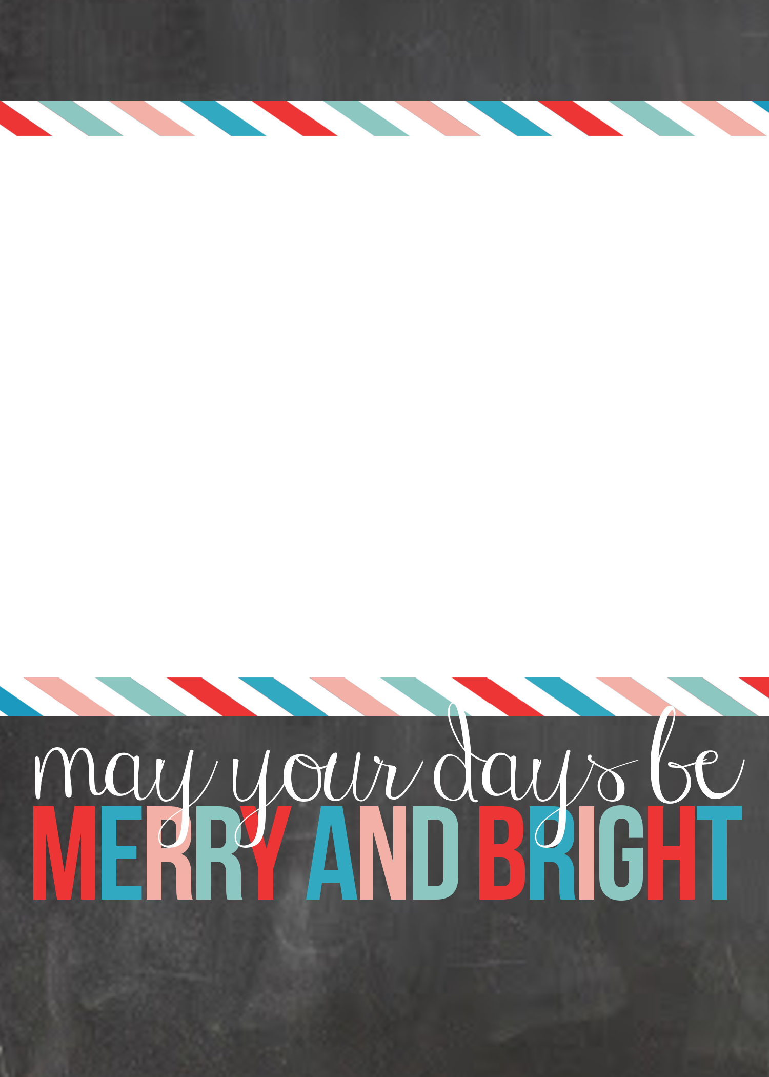 To Download Your Own Christmas Card Template, Click - Christmas Card Overlay Png (1500x2100), Png Download