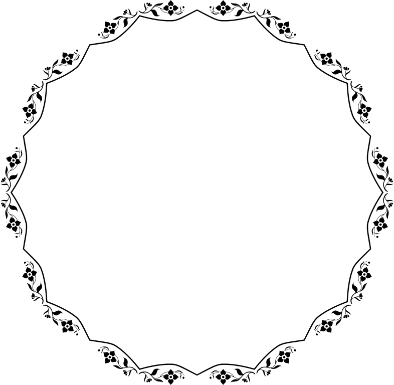 Medium Image - Circle Vintage Frame Png (786x768), Png Download