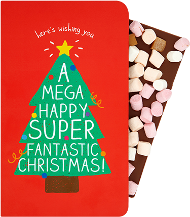 Mega Happy Christmas - Gift Cards And Chocolate For Christmas (618x450), Png Download