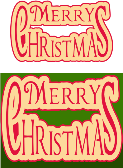 Merry Christmas Title And Card - Merry Christmas Title (500x623), Png Download
