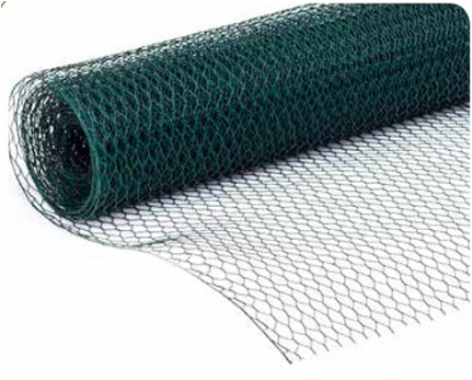 Apollo 13mm Mesh Pvc Coated Wire Netting 10m X 500mm - Apollo Galvanised Wire Netting Pvc Coated - 25 / 0.5 (430x430), Png Download