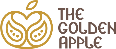 Golden Apple Animation Logo (505x269), Png Download