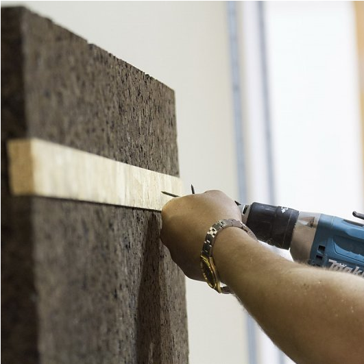 Expanded Insulation Cork Board Lambourde 40x500x1000mm - Wood (610x610), Png Download