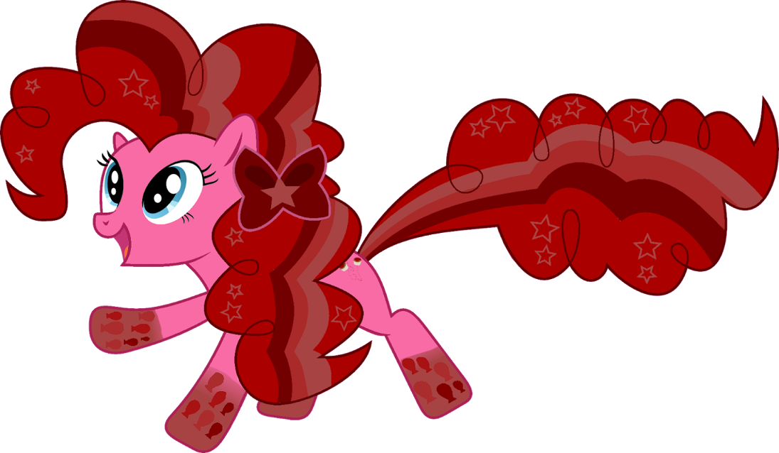 Rainbow Power Pinkis Cupcake Vector By Rainbinedashie-d8e4llz - Mlp Elements Of Insanity Pinkis Cupcake (1095x638), Png Download