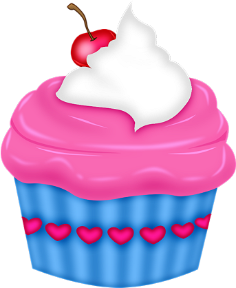 Фото, Автор Tala5757 На Яндекс - Cute Cupcake Illustration Png (416x500), Png Download