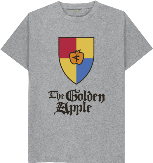 Athletic Grey Shield And Logo Tshirt - Shirt (640x674), Png Download