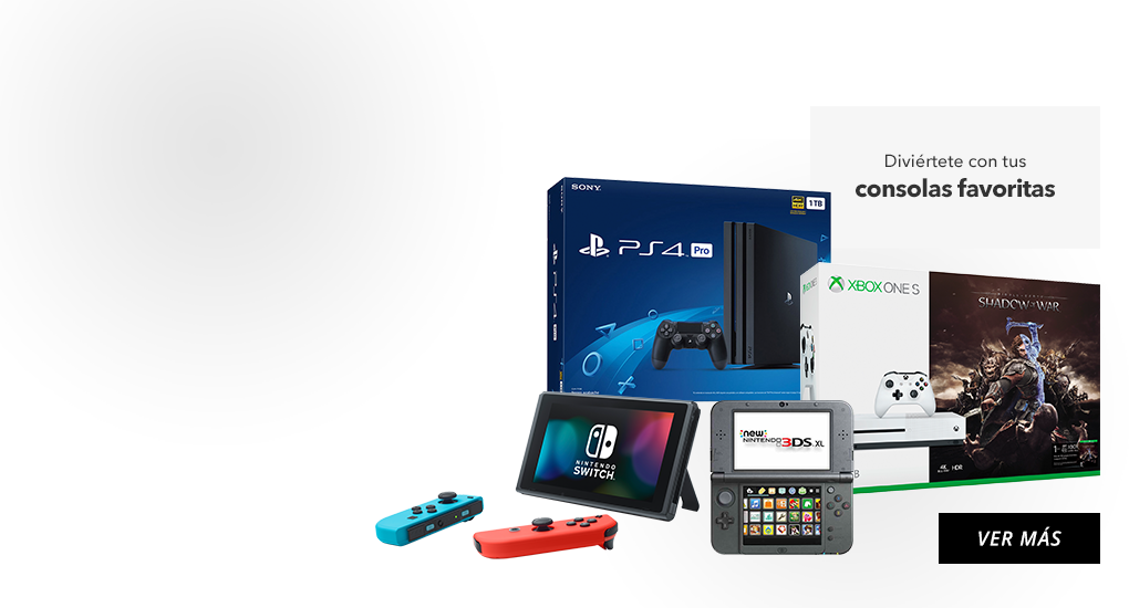 Nintendo - Microsoft Xbox One S + Shadow Of War 500gb (1020x550), Png Download