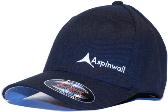 Aspinwall Flex Fit Trademark Hat Black White 1 - Baseball Cap (672x800), Png Download