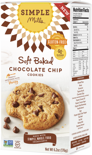 Simple Mills Soft Baked Cookies (600x600), Png Download