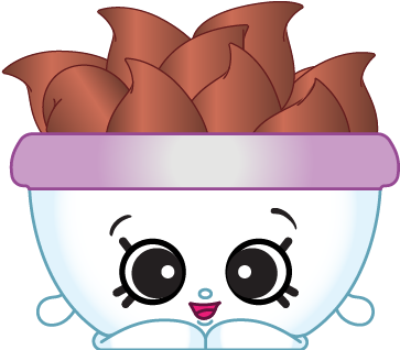 Choc Chips - Shopkins Choc And Chip (576x495), Png Download