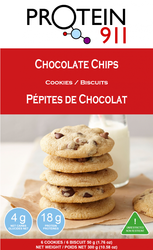 Chocolate Chips Cookies - Cookie (980x980), Png Download