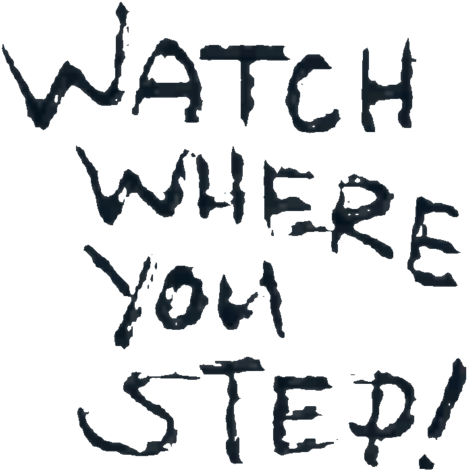 Dm Watch Your Step Graffiti - Graffiti Text Png (484x480), Png Download