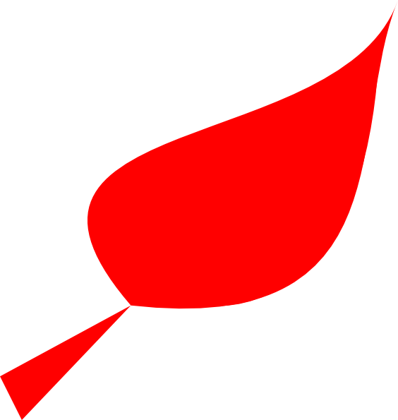 Red Leaf Vector Png (564x595), Png Download