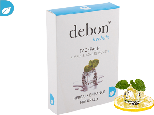 Debon Herbals Face Pack - Debon Herbals Face Pack - Pimple & Acne Remover (589x419), Png Download