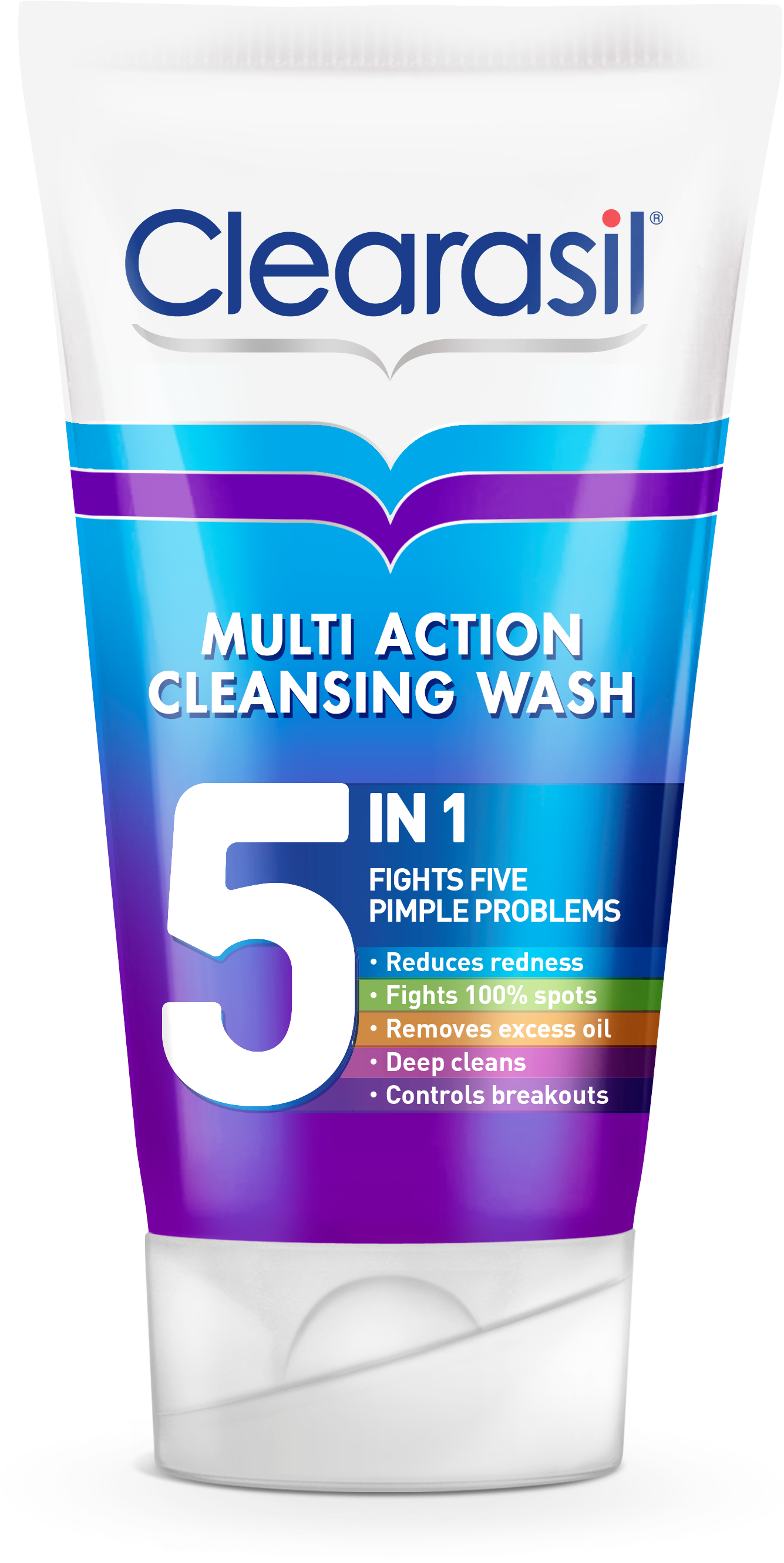 Download Clearasil Face Wash 5 In 1 Full Size PNG Image PNGkit