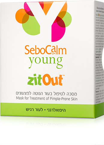 For The Treatment Of Pimple-prone Skin - Sebocalm (490x580), Png Download